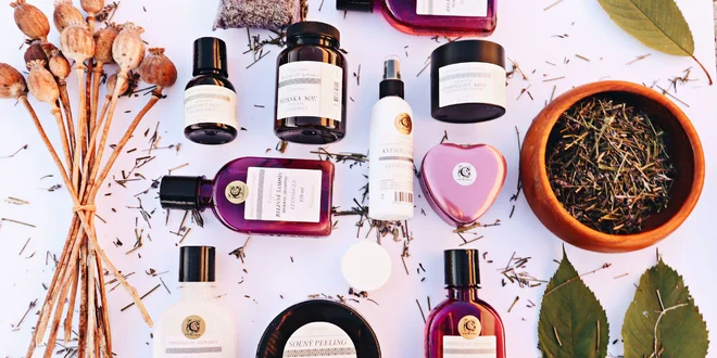 Kazety levanduľovej či pomarančovej kozmetiky