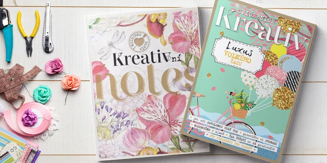 Balíček časopisů Kreativ: speciály, cvičebnice, notes