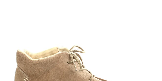 Pánské béžové semišové kotníkové boty Levis