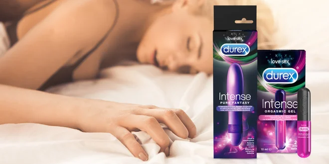 Durex balíček: výkonný vibrátor a orgastický gel