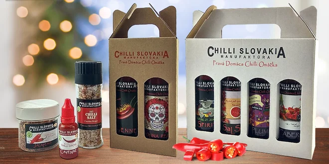 100% přírodní raw chilli omáčky, kapky i koření
