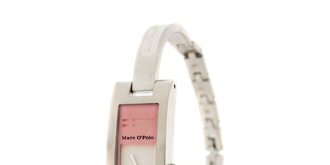 Dámské náramkové hodinky Marc O´Polo s růžovými detaily