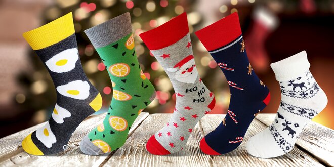 Pánské i dámské ponožky s hravými vzory: 21 druhů