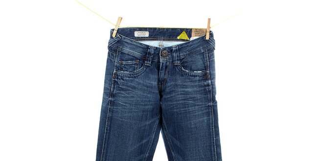 Dámské modré komfortně střižené džíny Pepe Jeans