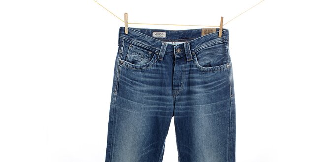 Pánské rovně střižené modré džíny Pepe Jeans