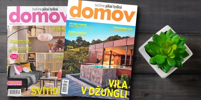 Roční předplatné časopisu Domov na rok 2021