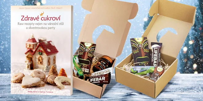 Zdravé balíčky bio a raw dobrot: čokolády i tyčinky