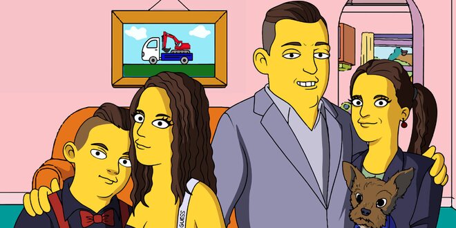 Vaše fotka překreslená do stylu animované rodinky