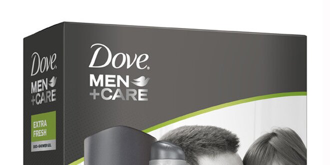 Dove For Men kazeta Extra Fresh (deo 150ml+sprch.gel 250ml)
