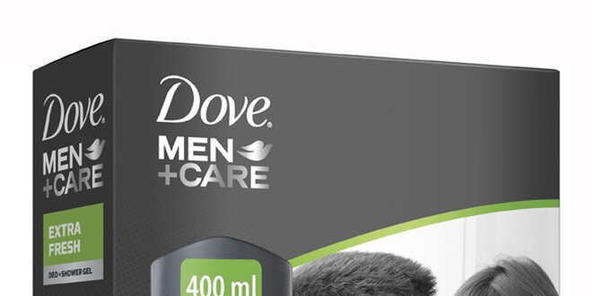 Dove For Men kazeta Extra Fresh (deo 150ml+sprch.gel 400 ml)