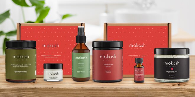 Dárková balení veganské kosmetiky Mokosh