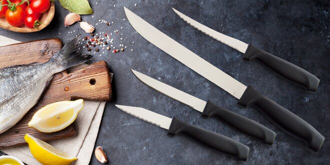 Kuchyňské nože TONER: na zeleninu, maso i steak
