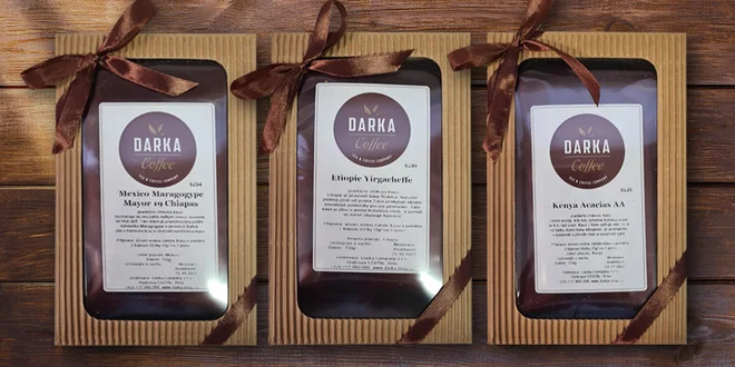 Dárkové kazety s kávou: 150 g lahodné arabiky