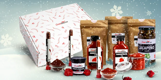 Balíčky chilli papriček vč. té nejpálivější na světě