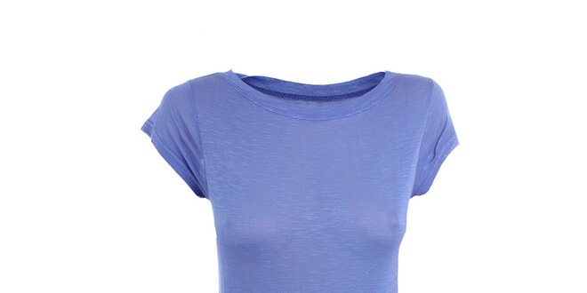 Dámské fialové tričko s malým potiskem Loap