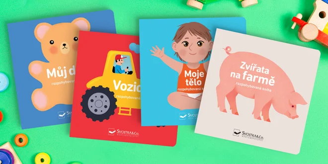 Rozpohybované dětské knihy s vyklápěcími okénky