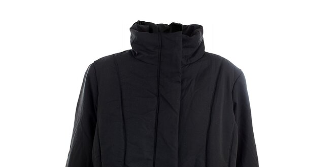 Dámský černý kabát Ikebana