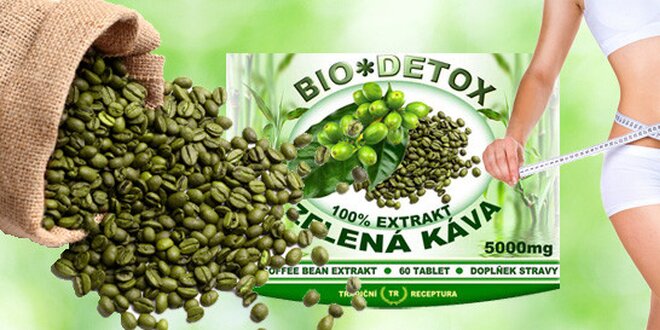 Zeštíhlovací tablety s extraktem ze zelené kávy