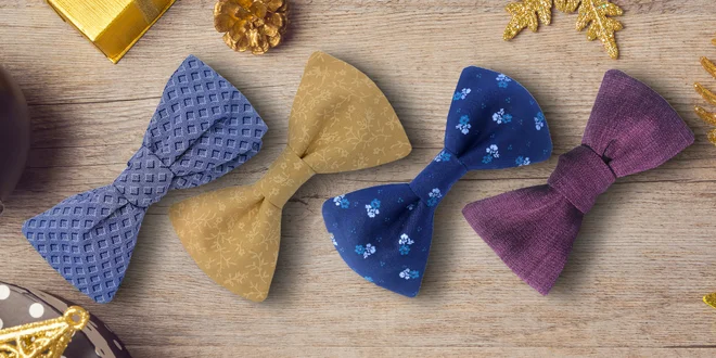 České zapínací i vázací motýlky v 15 provedeních