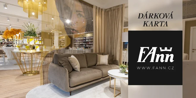 Dárková karta do FAnn parfumerie v hodnotě 1000 Kč
