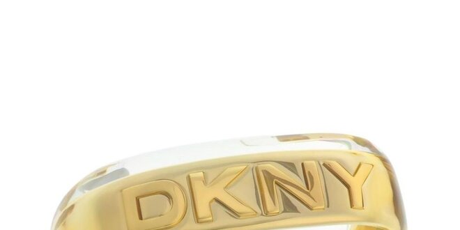 Dámský náramek s plastickým nápisem DKNY