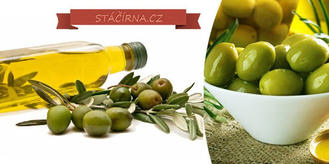 1 litr stáčeného olivového oleje na vaření