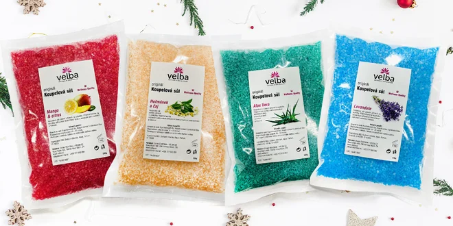 Wellness koupelové soli: set 6 či 8 druhů