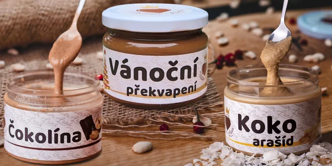 Poctivé oříškové krémy ručně vyráběné v ČR