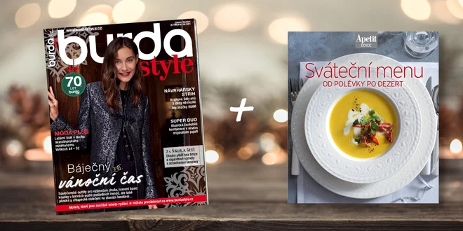 Roční předplatné Burda Style a kniha Sváteční menu
