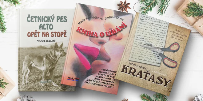 Kniha o líbání, zábavné Kraťasy a další tituly
