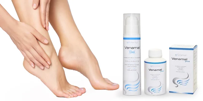 Gel nebo tablety Venamal Plus pro péči o cévní systém