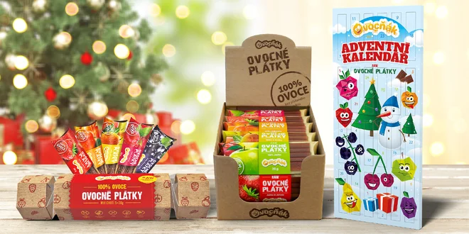 Mlsejte zdravě: plátky i adventní kalendář od Ovocňáku
