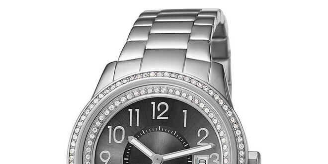 Dámské hodinky Esprit ve stříbrné barvě s antracitovým ciferníkem