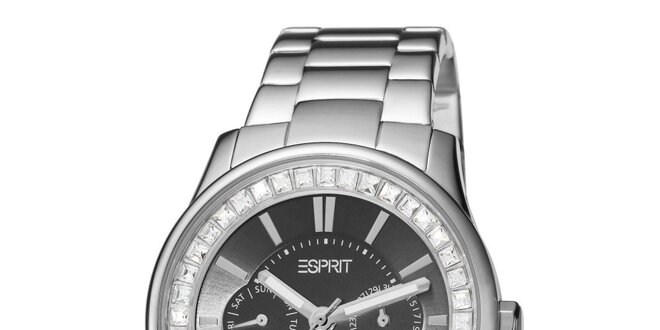 Dámské stříbrně tónované analogové hodinky Esprit