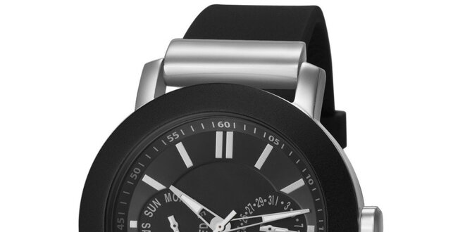 Dámské černé analogové hodinky Esprit