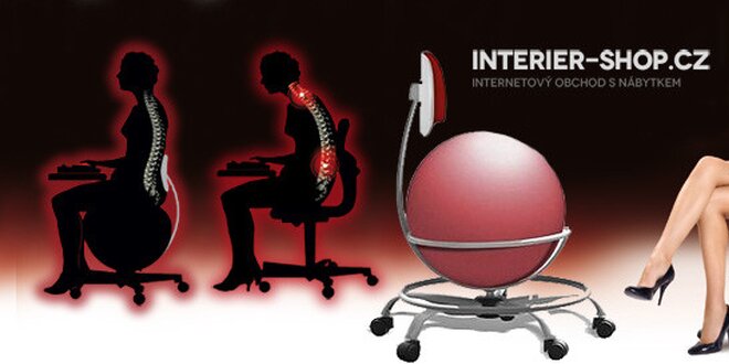 Balonová židle – pro správné držení těla
