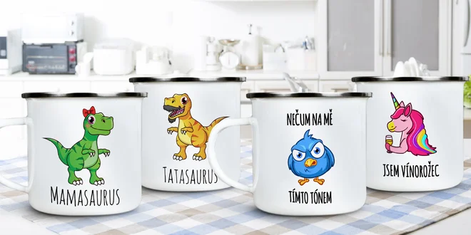 Originální plecháčky se zvířátky a vtipnými motivy
