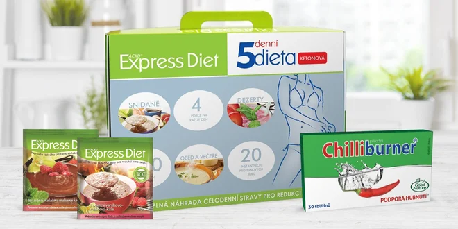 5denní ketonová dieta a tablety Chilliburner zdarma