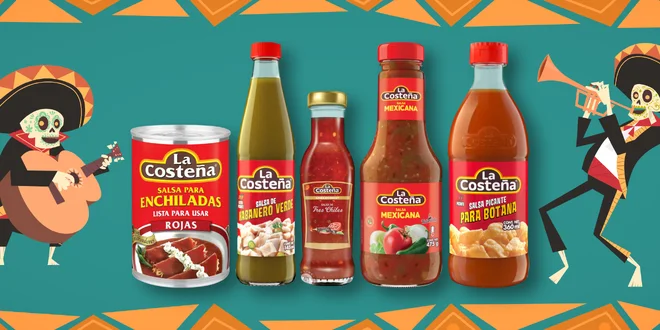 Pravé mexické salsy i sety na enchiladas a tacos