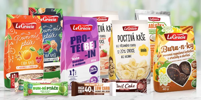 Balíčky LeGracie: snídaně i svačiny plné ovoce