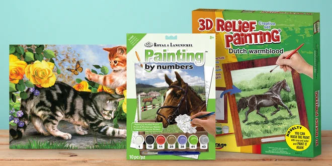 3D reliéfní obrázky a malování podle čísel