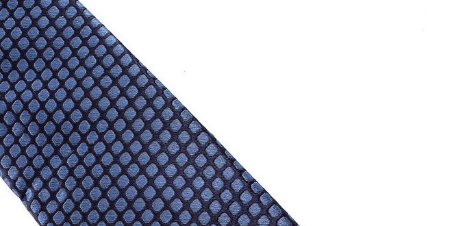 Pánská modrá hedvábná kravata Pietro Filipi
