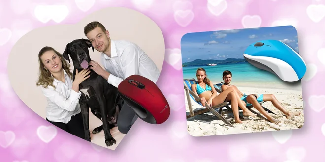 Originální podložka pod myš s vlastní fotografií