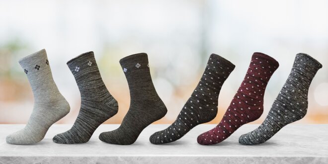 Pánské nebo dámské bavlněné ponožky