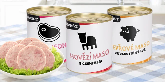 Prémiové konzervy: vepřové, hovězí či luncheon meat