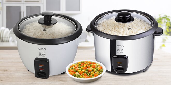 ECG rýžovary: snadná příprava rýže, brambor i zeleniny