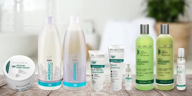 Arganová kosmetika Spa Master pro krásné vlasy