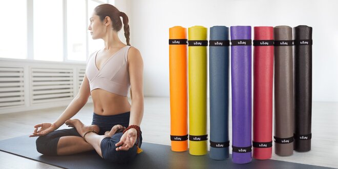 Podložky na jógu: 100% přírodní i z PVC, 12 barev