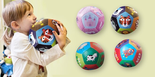Veselé barevné míče pro nejmenší děti