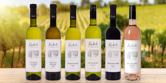 6 vín z vinařství Kubík: Ryzlinky, rosé i Frankovka